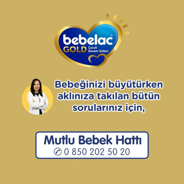 Bebelac Gold 2 Çocuk Devam Sütü 350 gr 3'lü Paket - Resim 9