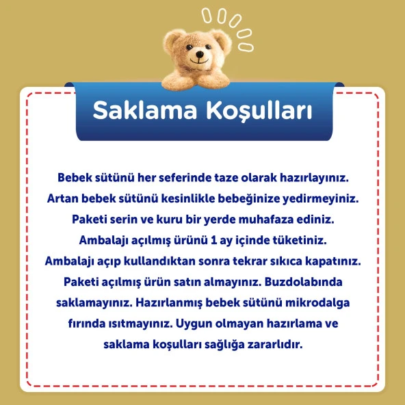 Bebelac Gold 2 Çocuk Devam Sütü 350 gr 2'li Paket - Resim 11