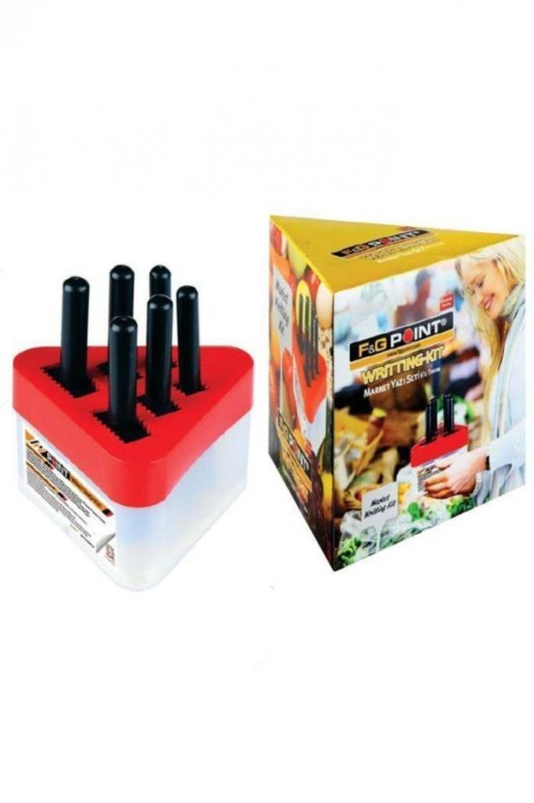 NURGUN MARKET YAZI SETI 6 KALEMLI(MK600) ürün görseli 1