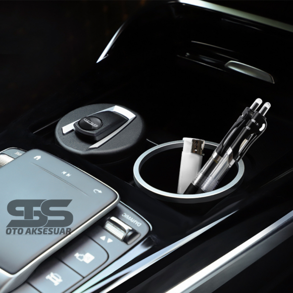 Bmw Tip Işıklı Küllük Oto Araba Araç Küllük - Resim 4