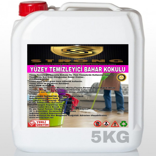 STRONG YÜZEY TEMİZLEYİCİ BAHAR 5KG ürün görseli 1