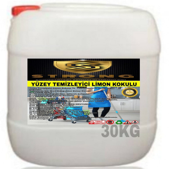 STRONG YÜZEY TEMİZLEYİCİ LİMON 30KG ürün görseli 1