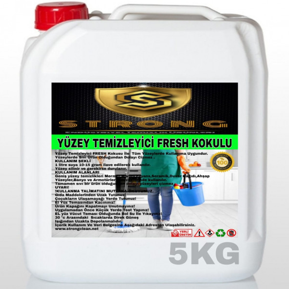 STRONG YÜZEY TEMİZLEYİCİ FRESH 5KG ürün görseli 1