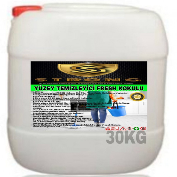 STRONG YÜZEY TEMİZLEYİCİ FRESH 30KG ürün görseli 1