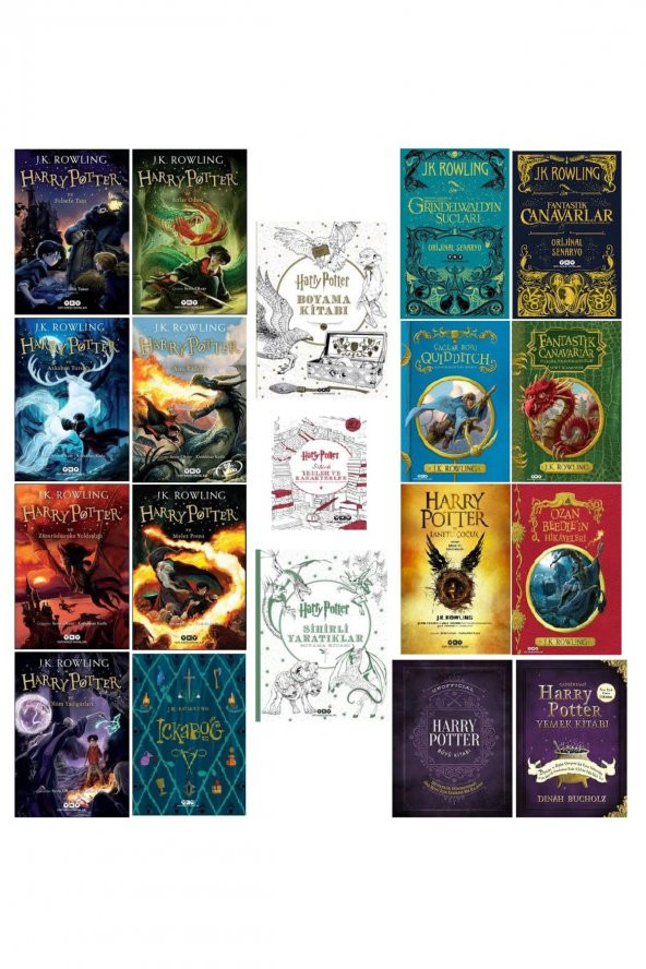 PTTAVM: Harry Potter Serisi 19 Kitap Full Set - J. K. Rowling
