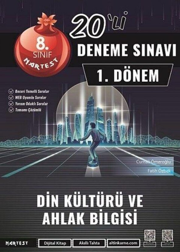 8. Sınıf Din Kültürü ve Ahlak Bilgisi 1. Dönem Mod 20 Deneme Nartest Yayınları ürün görseli 1