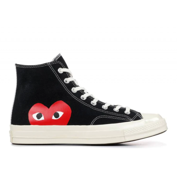 Converse X Comme des Garçons PLAY Chuck 70 Unisex Sneaker Spor Ayakkabı 150204C.008 ürün görseli 1