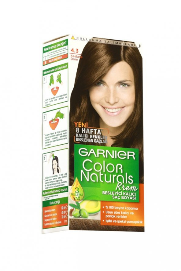 Garnıer Naturel Color Saç Boyası-4.3-kestane Dore ürün görseli 1