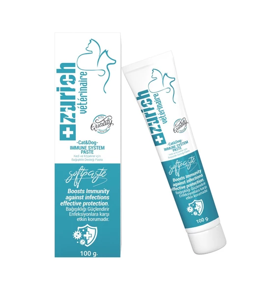 Zurich Veterinaire Kedi Köpek Bağışıklık Güçlendirici Paste 100 Gr ürün görseli 1