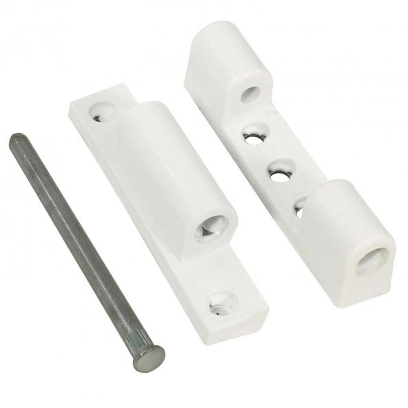 Pvc Plastik Pimapen Pencere Menteşesi 75 mm Beyaz Menteşe ürün görseli 1