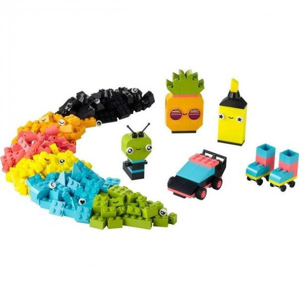 LEGO Classic 11027 Creative Neon Fun - Resim 3