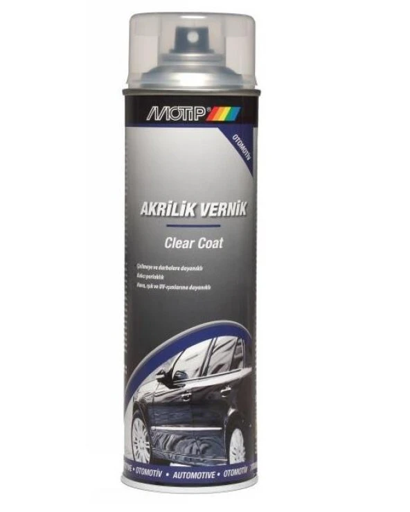 Motip Akrilik Sprey Vernik 500ml ürün görseli 1
