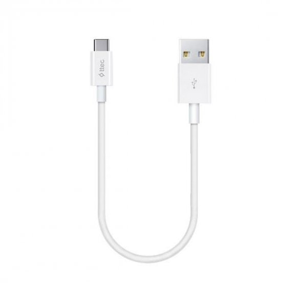 Ttec 2DK7519B Minicable Type-C Data ve Şarj Kablosu 30 cm Beyaz ürün görseli 1