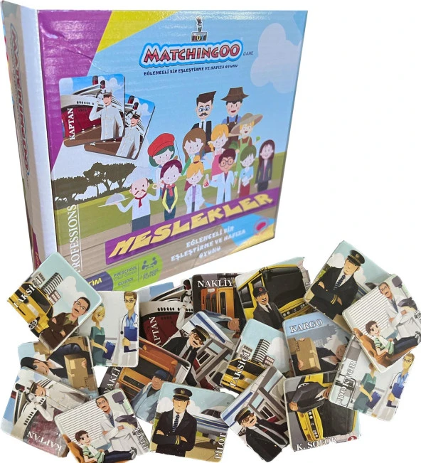 Matchingoo Eşleştirme Ve Hafıza Kartları : Meslekler ürün görseli 1