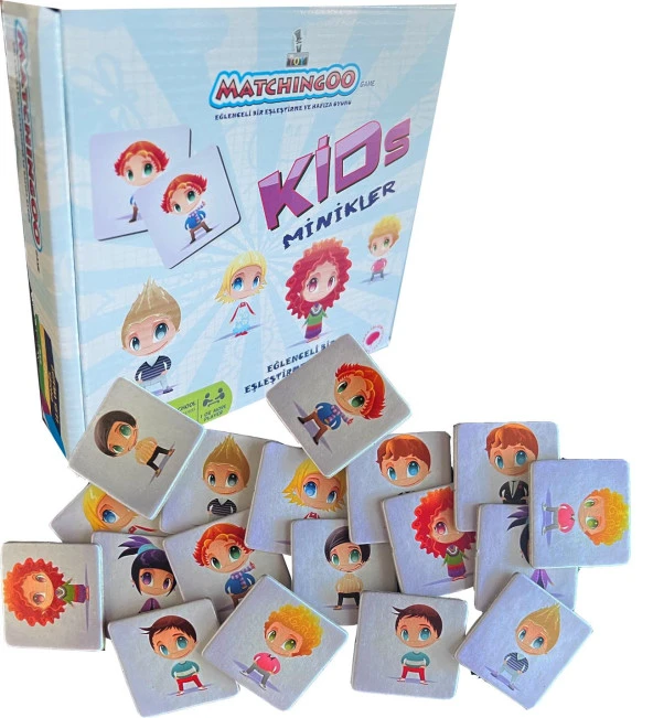 Matchingoo Eşleştirme Ve Hafıza Kartları : Kids -  Minikler ürün görseli 1