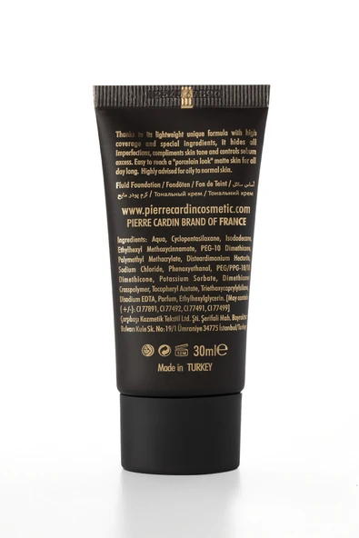 Pierre Cardin Truly Matte Foundation- Cream-429 - Resim 9