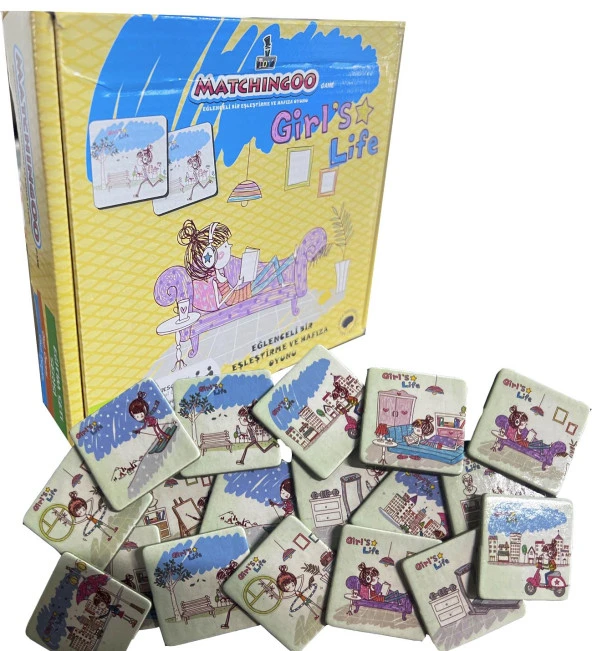 Matchingoo Eşleştirme Ve Hafıza Kartları: Girls Life ürün görseli 1