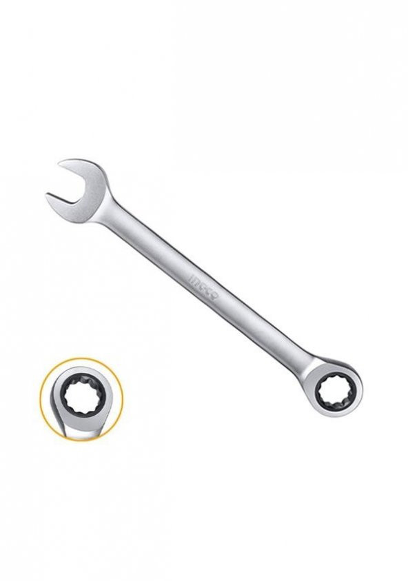 Ingco Cırcır Kombine Anahtar 10 Mm Endüstriyel ürün görseli 1