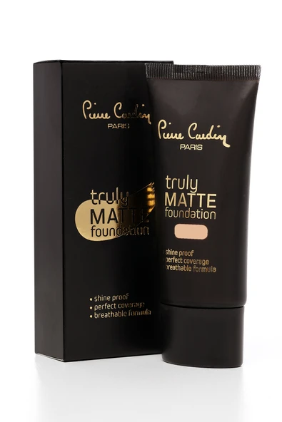 Pierre Cardin Truly Matte Foundation- Light Caramel-432 - Resim 10