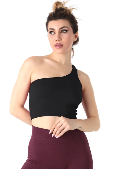Miorre Tek Omuz Askılı Fitilli Büstiyer - Resim 10