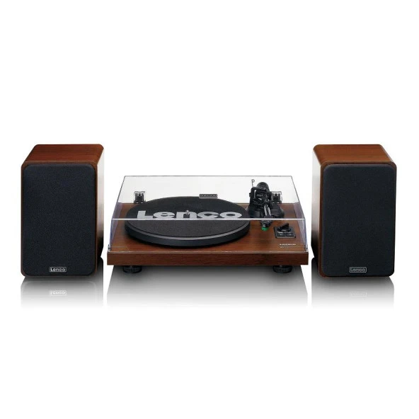 Lenco LS-600 Ahşap Bluetoothlu Pikap Plak Çalar - Resim 2