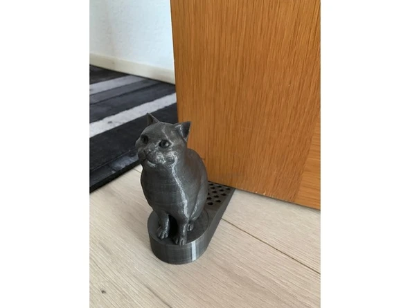 Sevimli Kedi Kapı Stoplayıcı Kapı Tutucu Kapı Altı Takozu Kapı Durdurucu - Resim 2