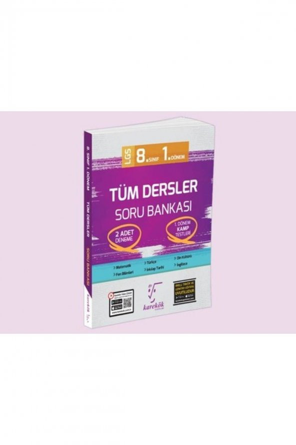 Karekök Lgs 8.sınıf 1.dönem Tüm Dersler Soru Bankası ürün görseli 1