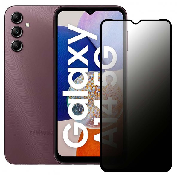 Samsung Galaxy A14 Hayalet Privacy Gizli Cam Ekran Koruyucu ürün görseli 1