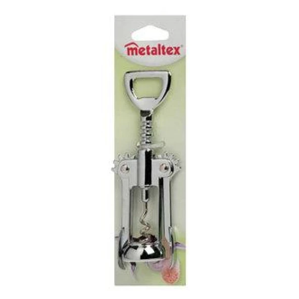 T.Concept Kanatlı Paslanmaz Çelik Krom 17 Cm Tirbuşon - Resim 2
