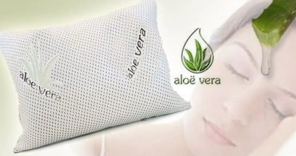 Aloevera Kumaşlı Ortopedik Visco Yastık - Resim 2