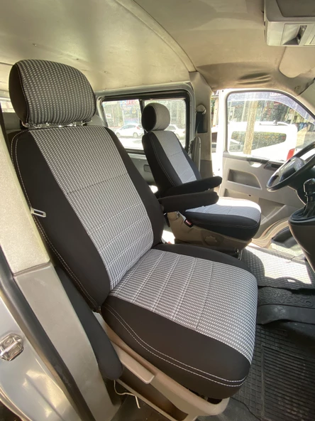 VW Transporter Araca Özel Koltuk Kılıfı - Resim 4