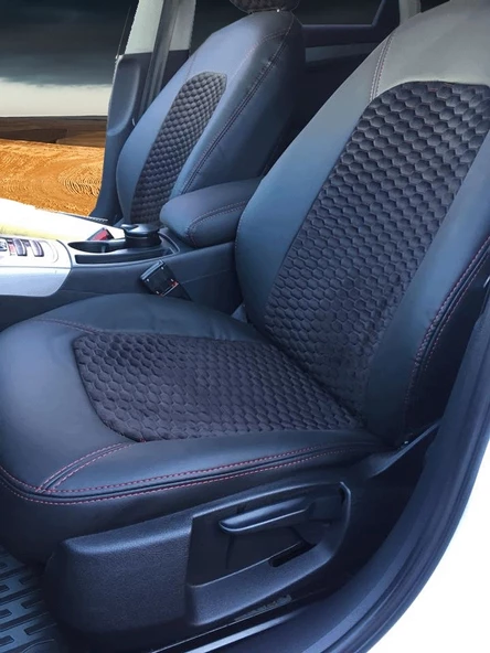 Audi A4 Kapitone Taytüyü Özel Dikim Koltuk Kılıfı ürün görseli 1