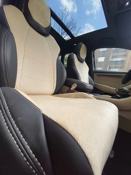 Skoda Karoq Araca Özel Koltuk Kılıfı ürün görseli 1