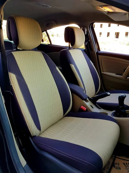 Renault Fluence Taytüyü-Deri Özel Dikim Koltuk Kılıfı ürün görseli 1