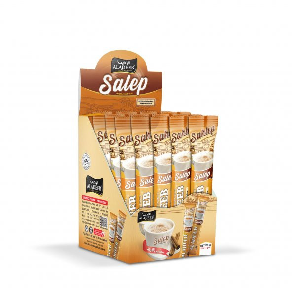 Tarçınlı Salep Tozu 24’lü Paket Hazır Tek İçimlik Kış İçeceği 17 gr x 24'lü ürün görseli 1