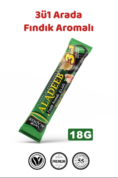 3’ü 1 Arada Fındık Aromalı Hazır Kahve 48’li x 18 g ürün görseli 1