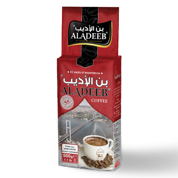 ALADEEB 500G SADE TÜRK KAHVESİ (Orta üstü kavrulmuş) ürün görseli 1