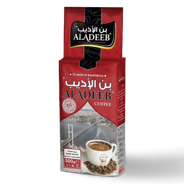 ALADEEB KAHVESİ 500G SADE TÜRK KAHVESİ (Orta üstü kavrulmuş) ürün görseli 1
