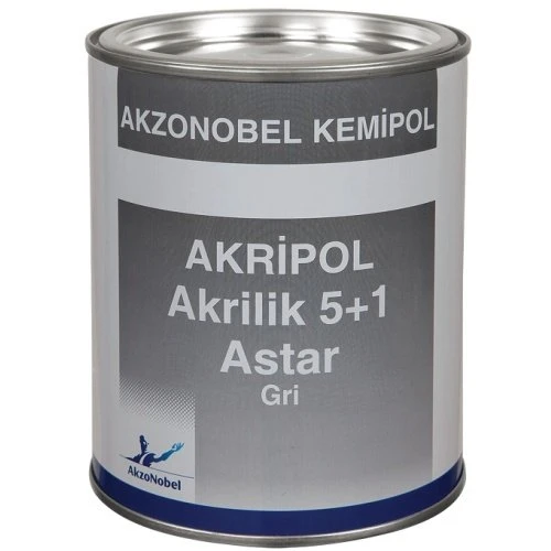 AkzoNobel Akripol 2k 5+1 Akrilik Astar Gri GL 1 Litre ürün görseli 1