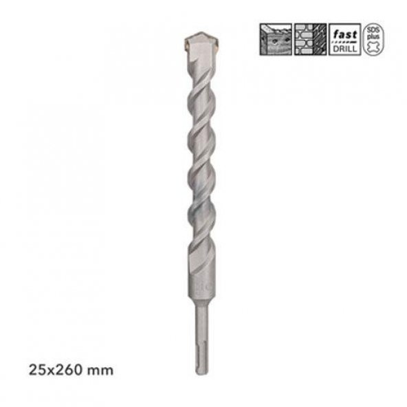 Bosch SDS-Plus-1 Matkap ucu 25x260 MM 2.608.680.294 ürün görseli 1