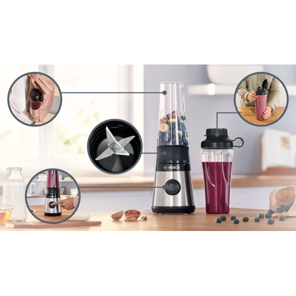 Bosch MMB2111M VitaPower Serie 2 450 W Blender - Resim 3