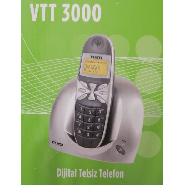 VESTEL  VTT3000 DİJİTAL TELSİZ TELEFON ürün görseli 1