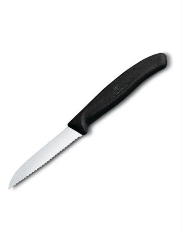 Victorinox Soyma Bıçağı 8cm Testere Ağızlı Siyah ürün görseli 1