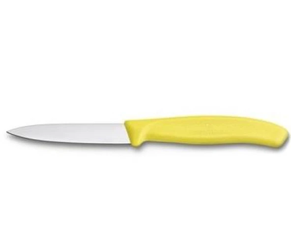 Victorinox Soyma Bıçağı 8cm Sivri Ağızlı Sarı ürün görseli 1