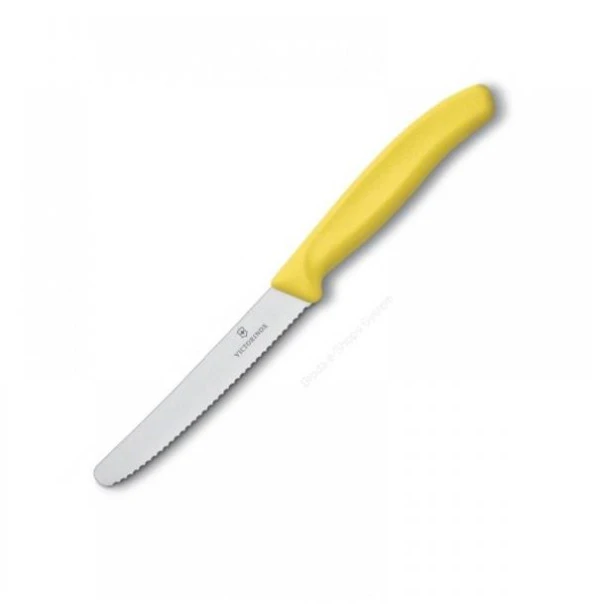 Victorinox Domates Bıçağı 11cm Testere Ağızlı Sarı ürün görseli 1