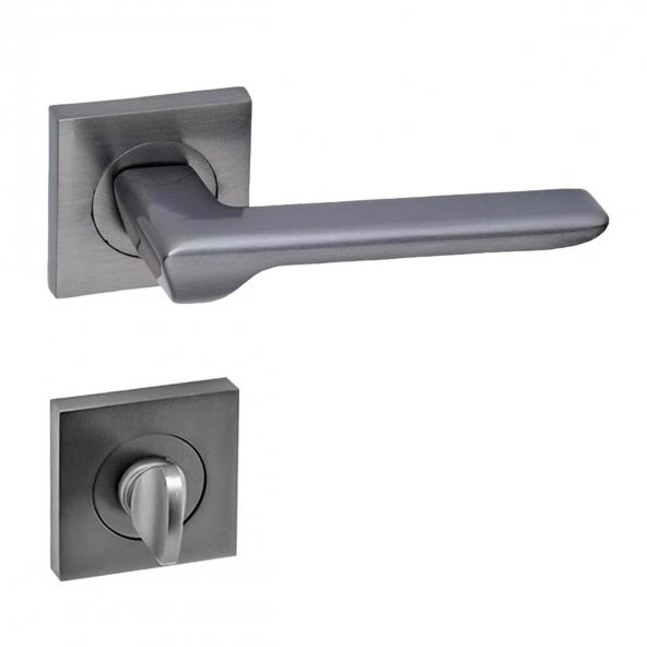 Arpat Sofia Kare Rozetli Wc Kapı Kolu Effect Füme ( Özel Renk ) ürün görseli 1