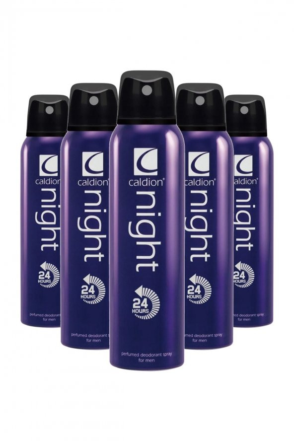 Caldion Night Erkek Deodorant 150 ml 5 li ürün görseli 1