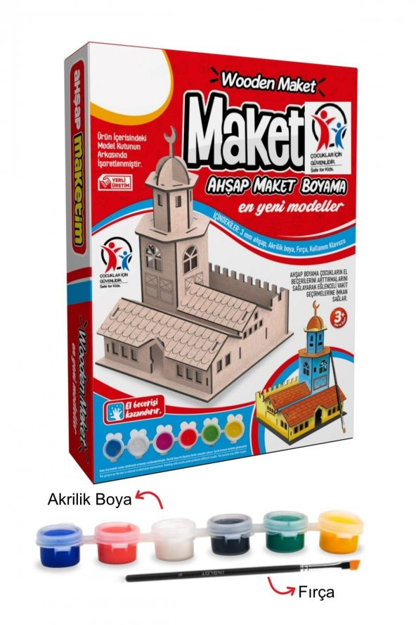 Hayal Sepeti Kızkulesi Boyama seti ürün görseli 1
