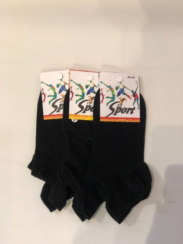 BLUES MODA Sport Pamuklu 3 Adet Çorap ürün görseli 1
