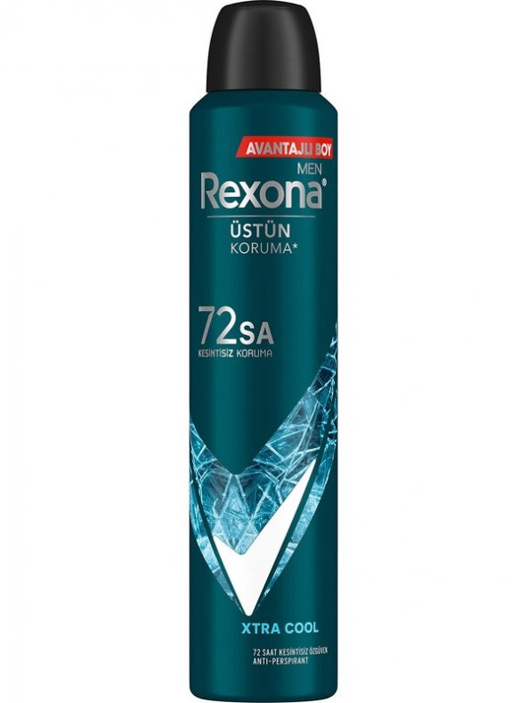 Rexona Erkek Deodorant Xtra Cool 72 Saat Kesintisiz Üstün Koruma 200 ml ürün görseli 1